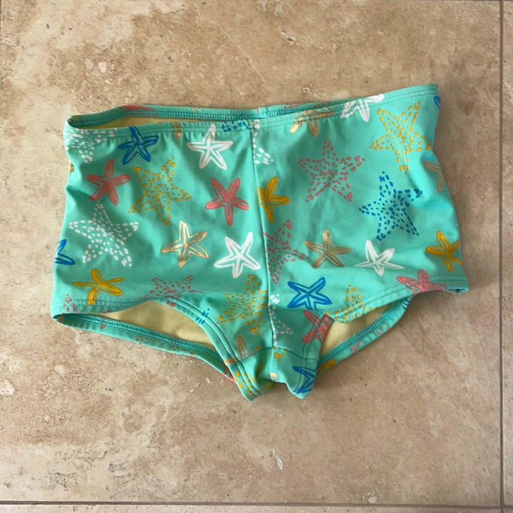 Lands’ End Starfish Patterned Bikini Short/Bottom